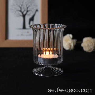 Mercury Glass Hurrican Candle Holder, Cup Candle Holder